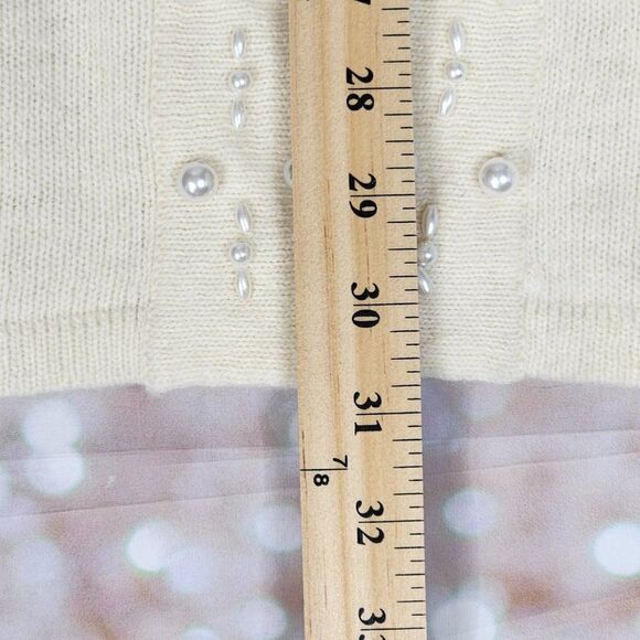 Lew Magram 2 PC Creme Lambswool/Angora/Nylon Blend Skirt Set, Women's Medium - Picture 8 of 12